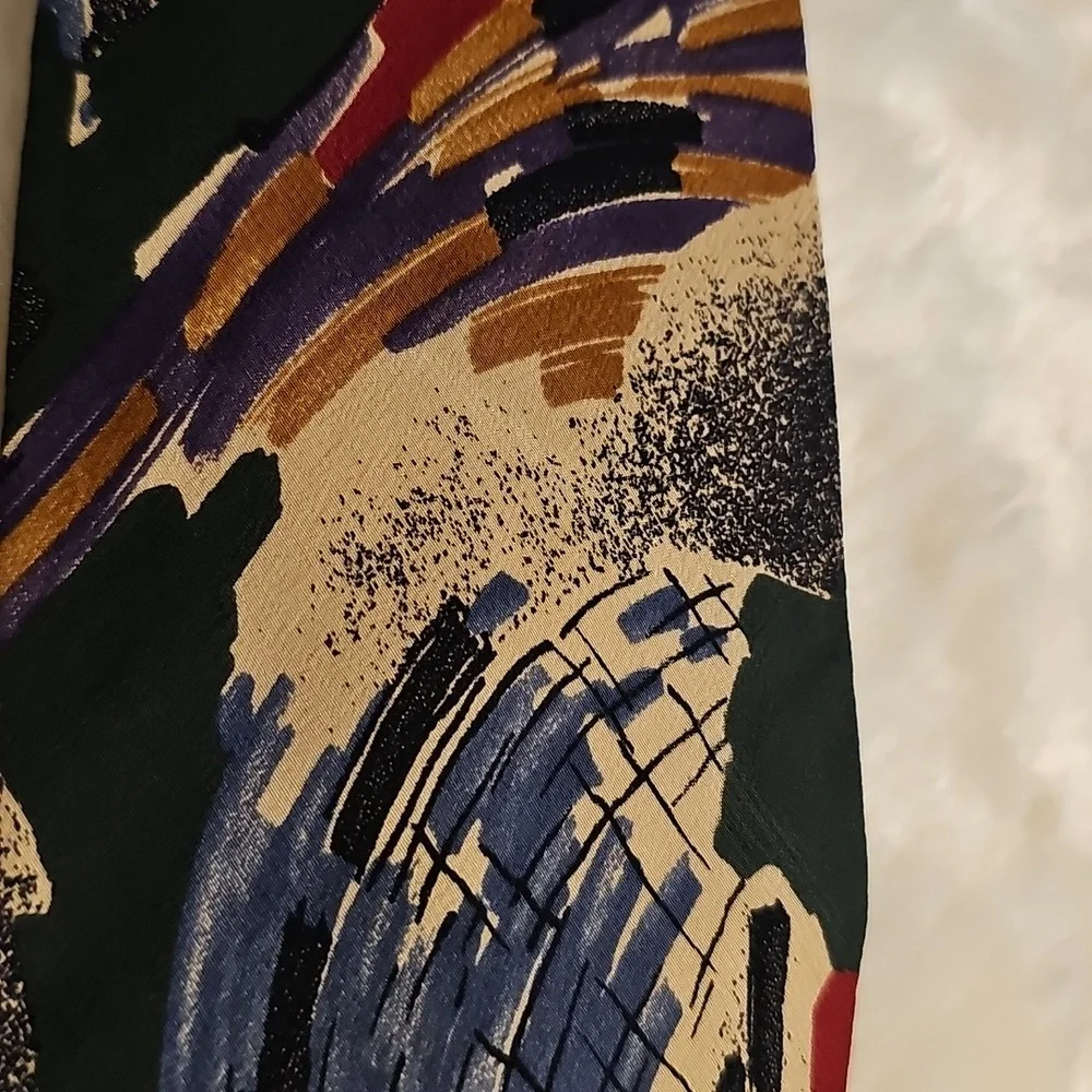 Abstract Multicolor Men's Tie By Jeremy‎ Boston Compant